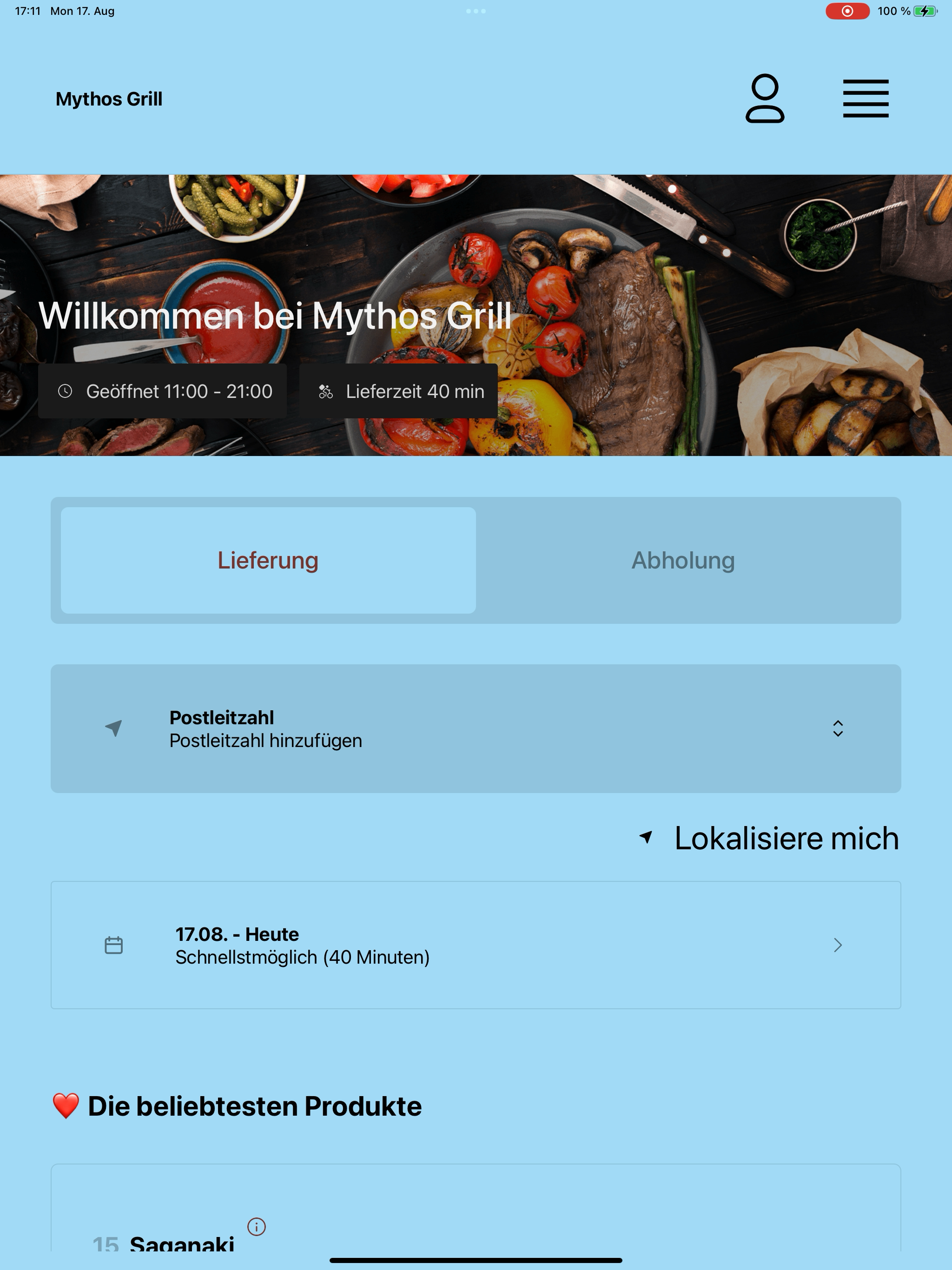Mythos Grill DE screenshot 13