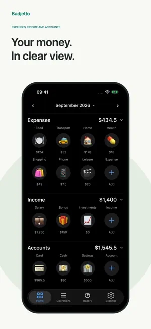 Budjetto — Income Tracker screenshot 1