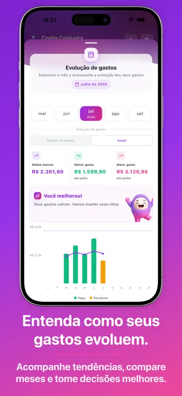 dividi - Controle Financeiro screenshot 4 of 8