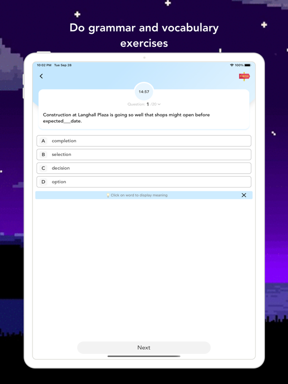 IELTS Reading - Advanced iPad screenshot 8 - Education app
