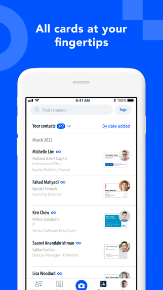 Screenshot #3 pour Eight: Business Card Manager