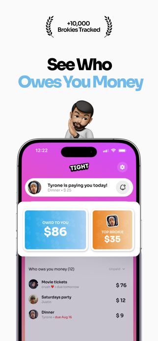 TIGHT - Money Tracker Screenshot 1 of 5