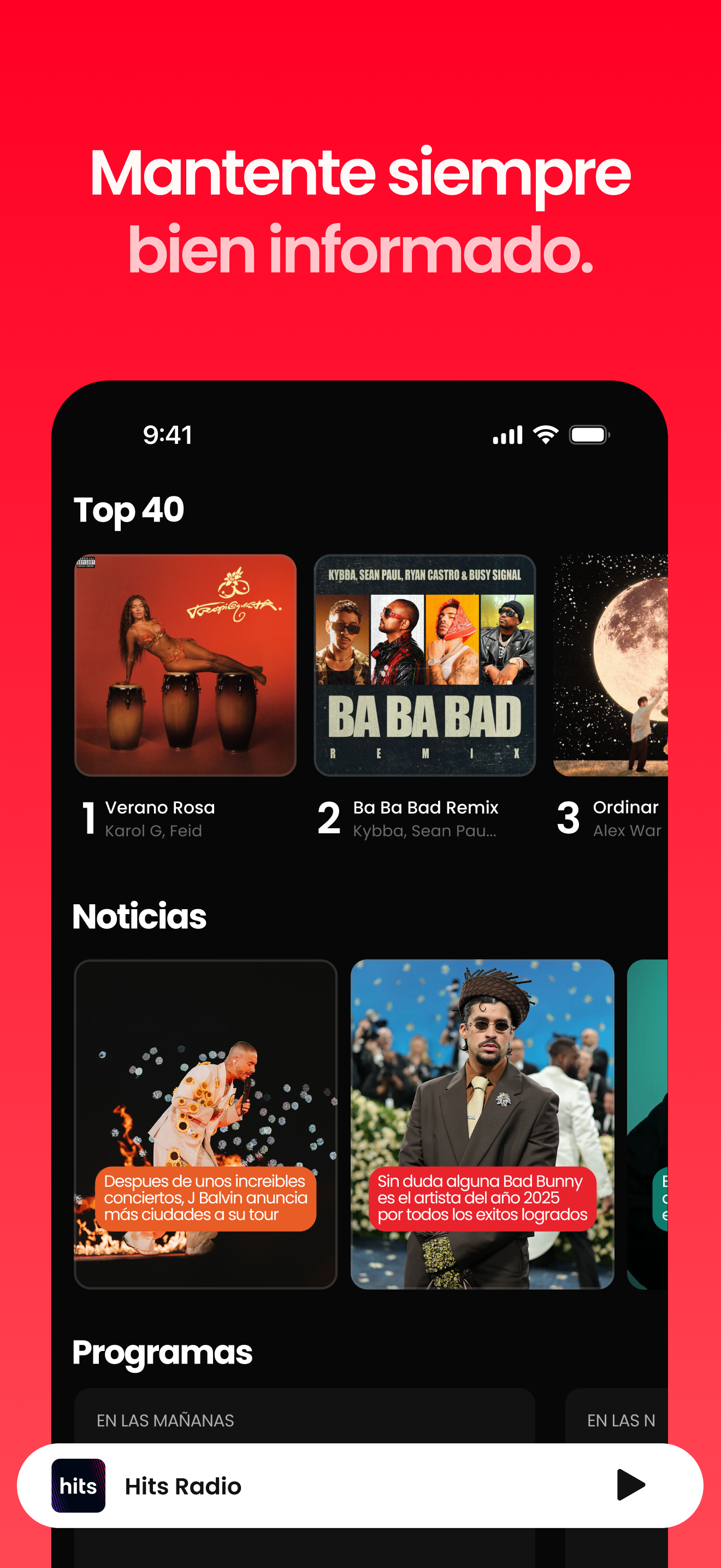 Hits: radio y podcasts screenshot 6