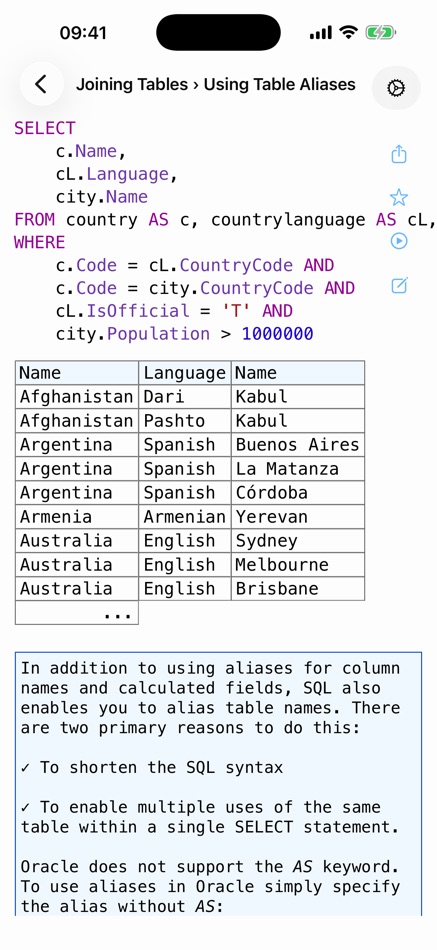 #10. SQL Recipes (iOS) 게시자: Fedor Obraztsov