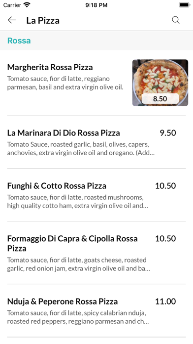 La Musa Neapolitan Pizzeria Screenshot