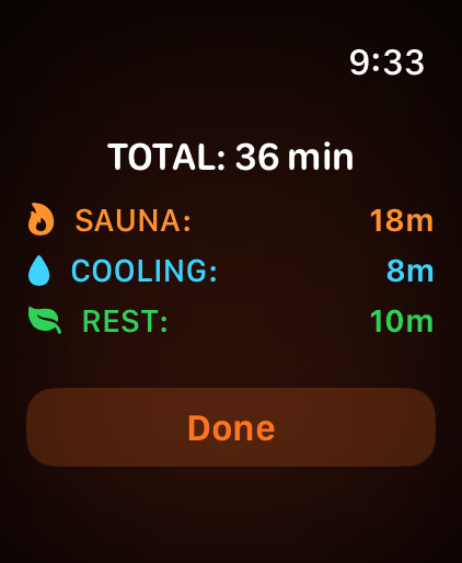 SUNA - Sauna Tracker screenshot 13