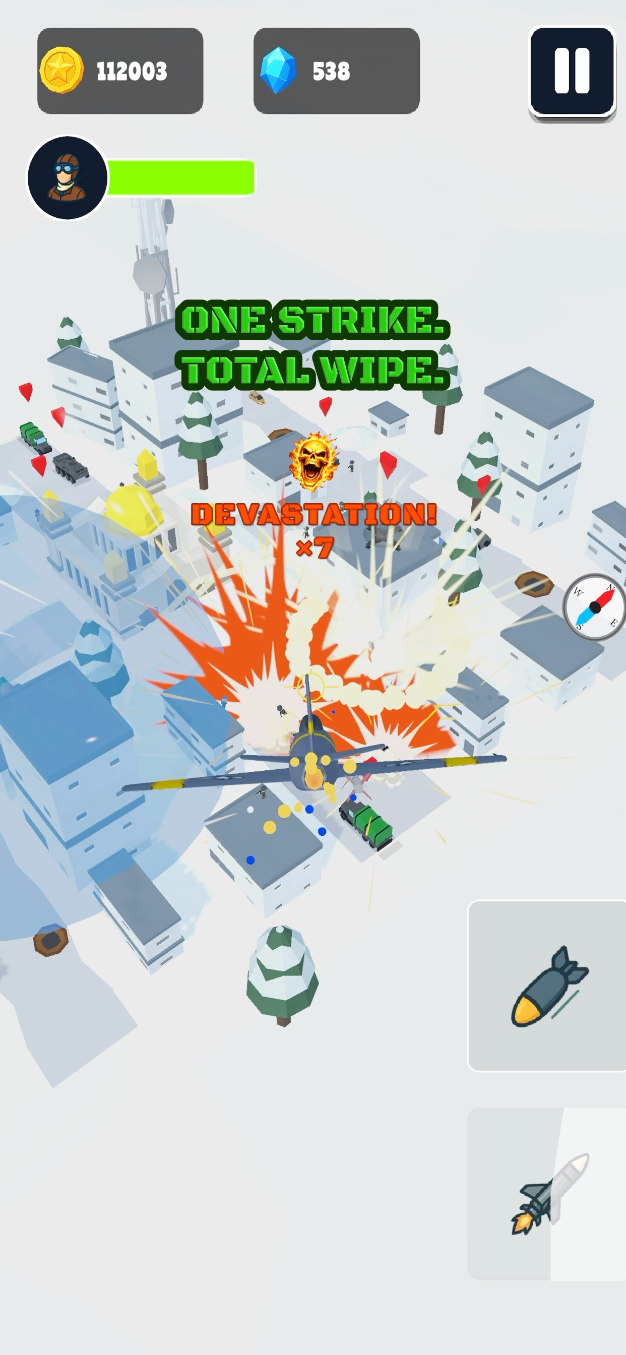 Strafing King: Bombing Runs