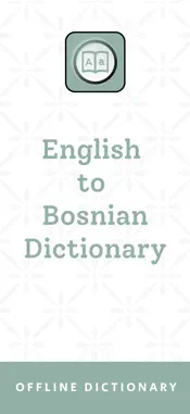 Bosnian | Bosnian Dictionary screenshot 1
