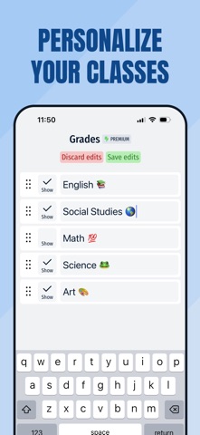 GradePro: Grades & GPA screenshot