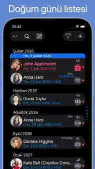 BirthdaysPro HD iphone resimleri 1