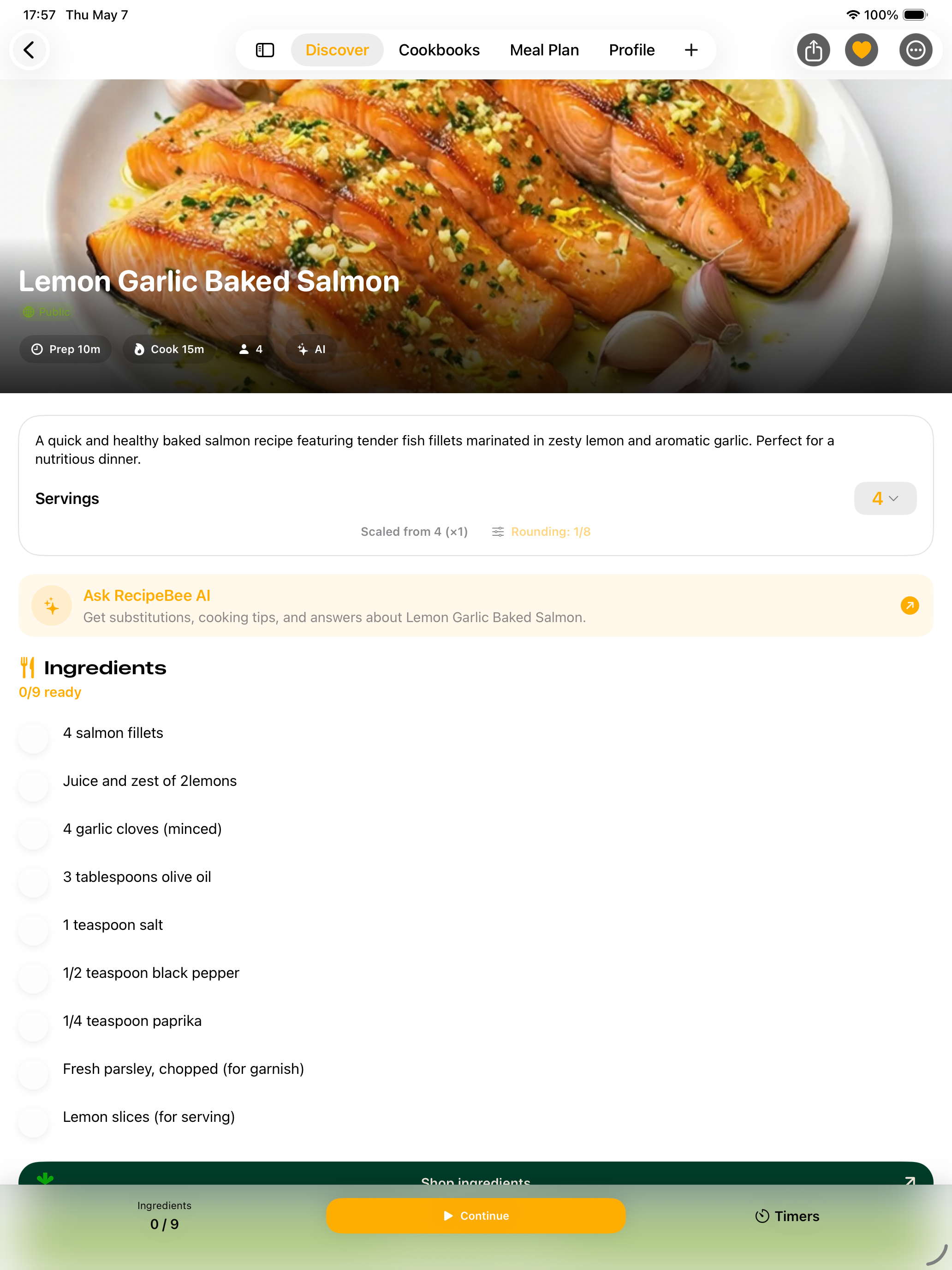 RecipeBee: Recipes & Meal Plan