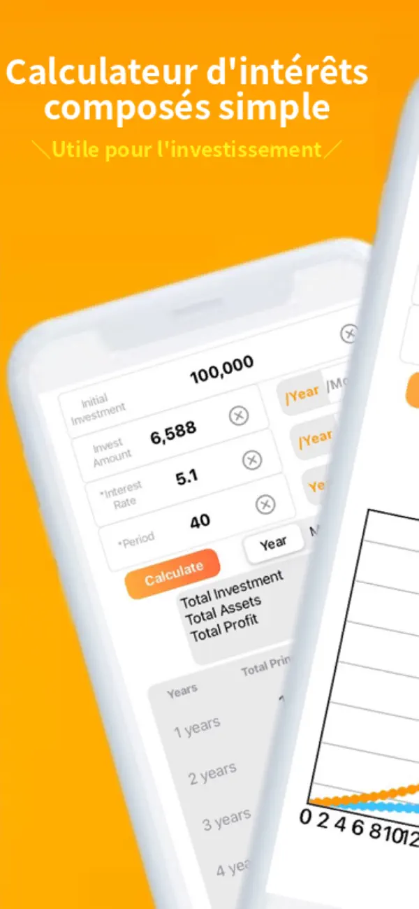 Screenshot #1 pour Calcul Des Intérêts Composés
