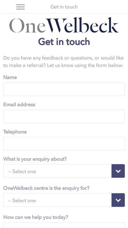 OneWelbeck Directory