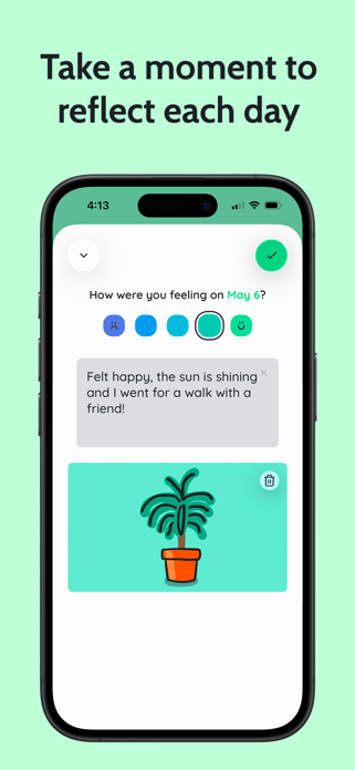 Grow: Creative Mood Journal Screenshot 2 of 7