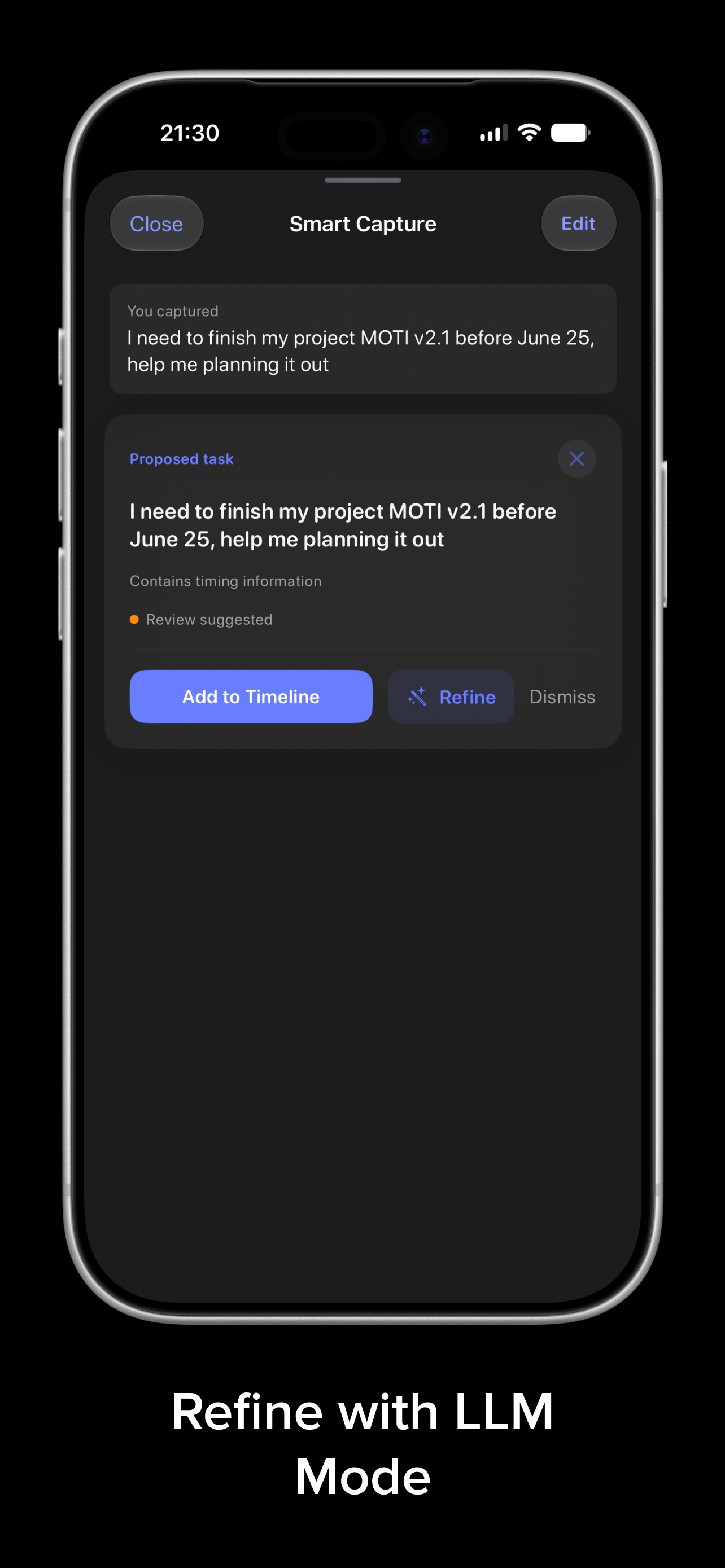 Moti: Plan screenshot 5