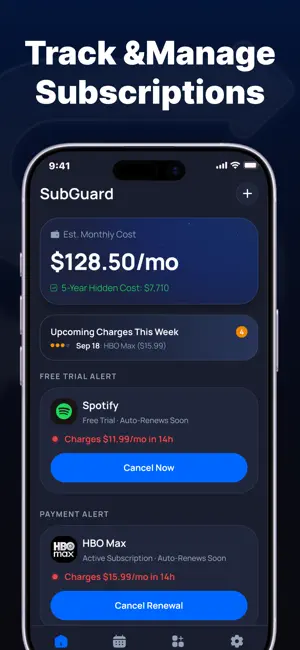 SubGuard: Private Sub Tracker screenshot 2