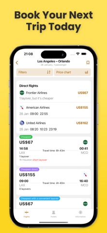 Cheap Flights - Hotels Booking Screenshot 3 of 4