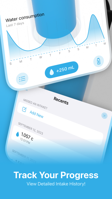 Water+ Tracker and Reminder Screenshot