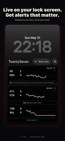 TwentySeven - Baseball Scores Screenshot 2 of 6