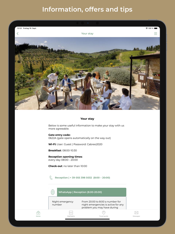 Cabreo app screenshot 2