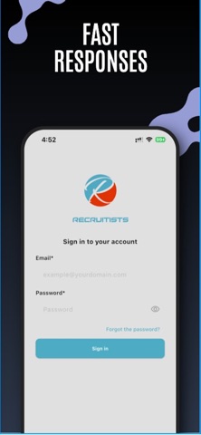 Recruitists screenshot