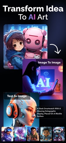 AI Photo Generator - Transform screenshot