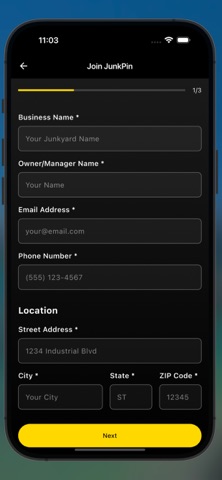 JunkPin – Salvage Yard Finder screenshot
