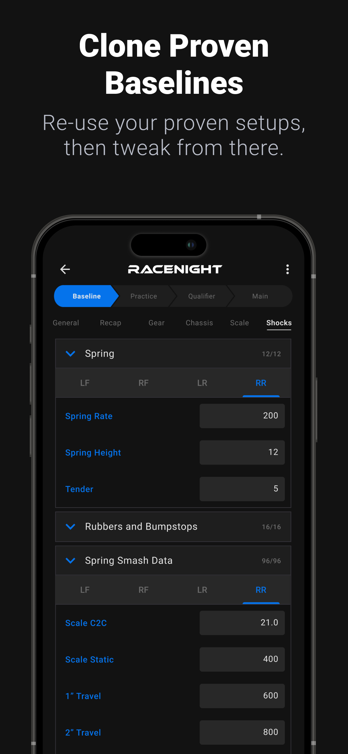 RaceNight - Manage your setups screenshot 7