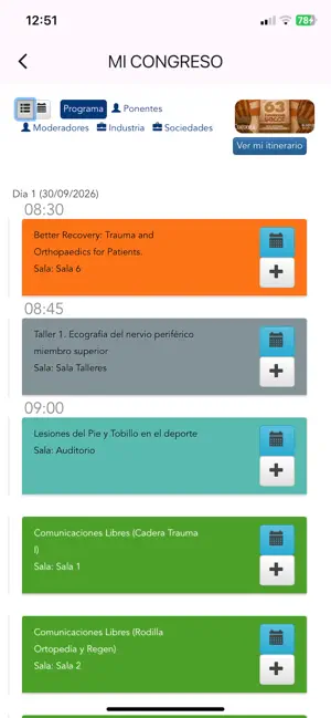 Congreso SECOT 63 screenshot 2