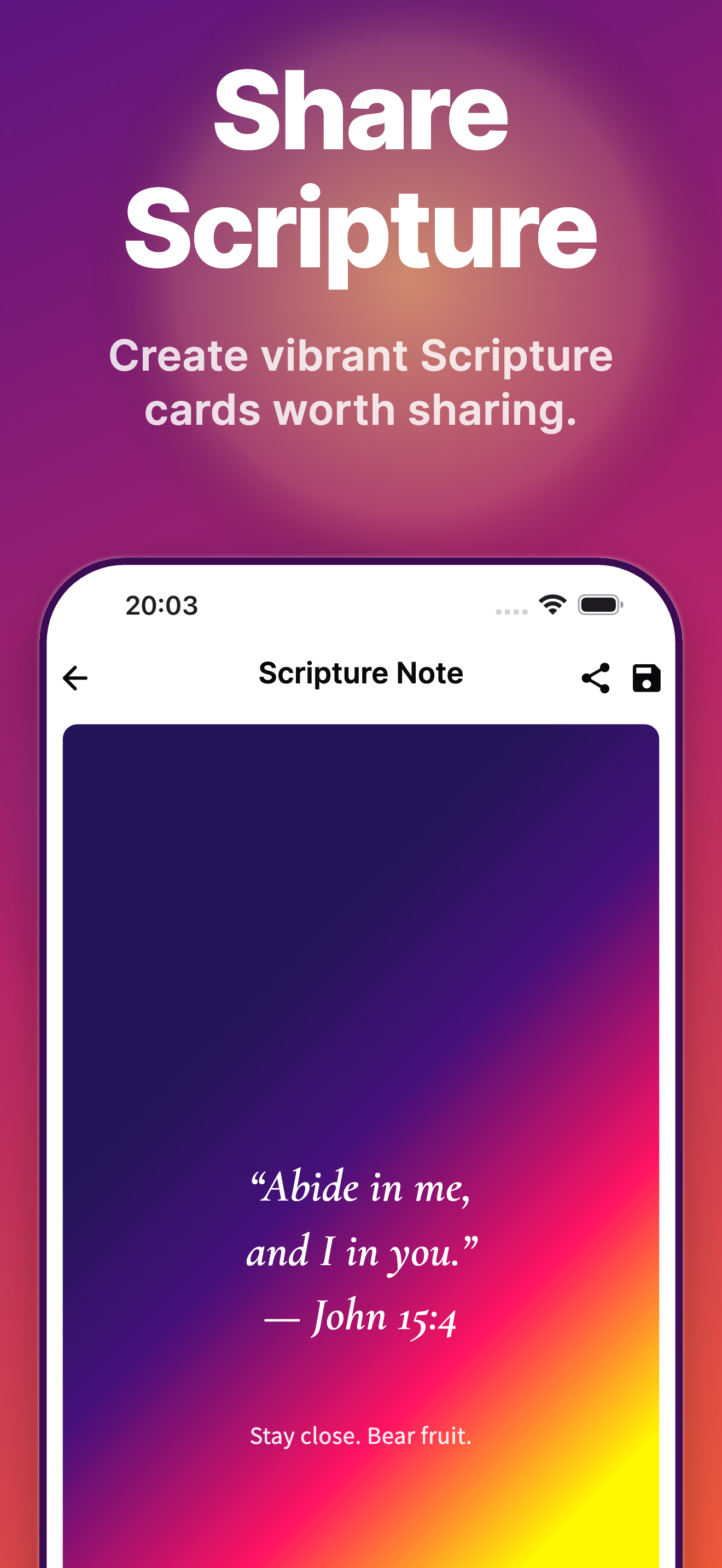 Bible Note for Christian screenshot 2