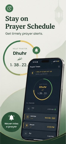 Qibla direction: Mecca compass iPhone screenshot