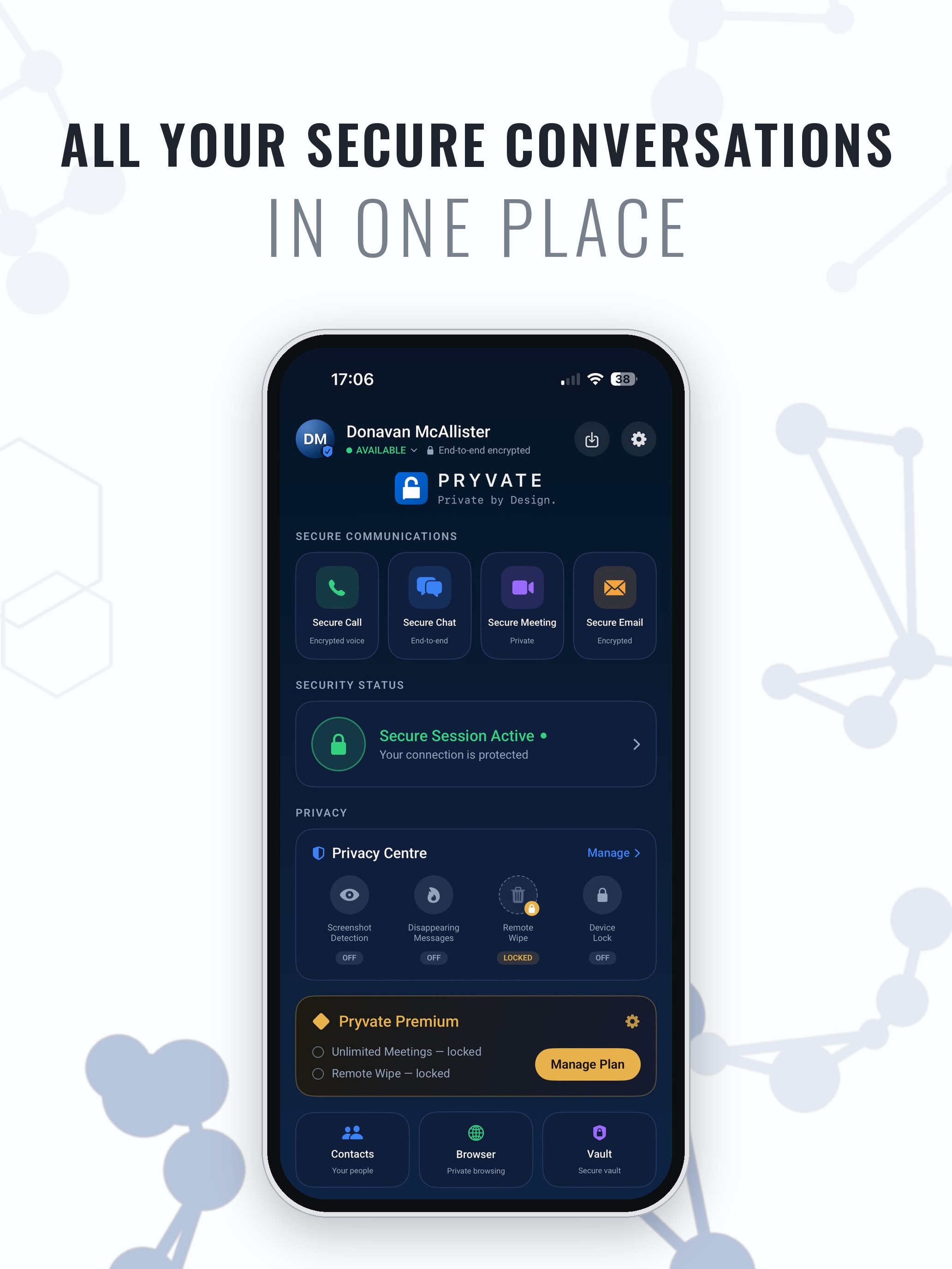 Pryvate: Encrypted Messenger screenshot 10
