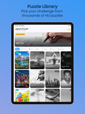 Jigsaw Puzzle: Calm HD iPad screenshot