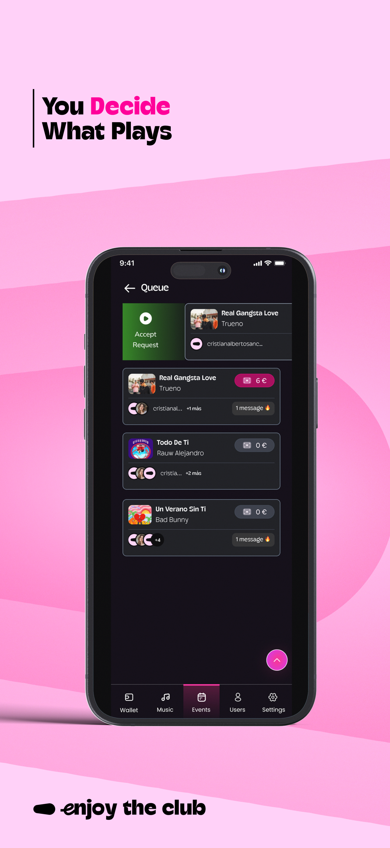 Enjoy the Club: Song Requests screenshot 3