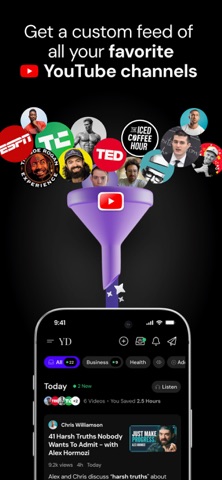 YD - YouTube Digest screenshot