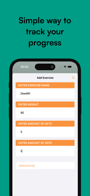 ‎FITAL: Gym Journal Screenshot