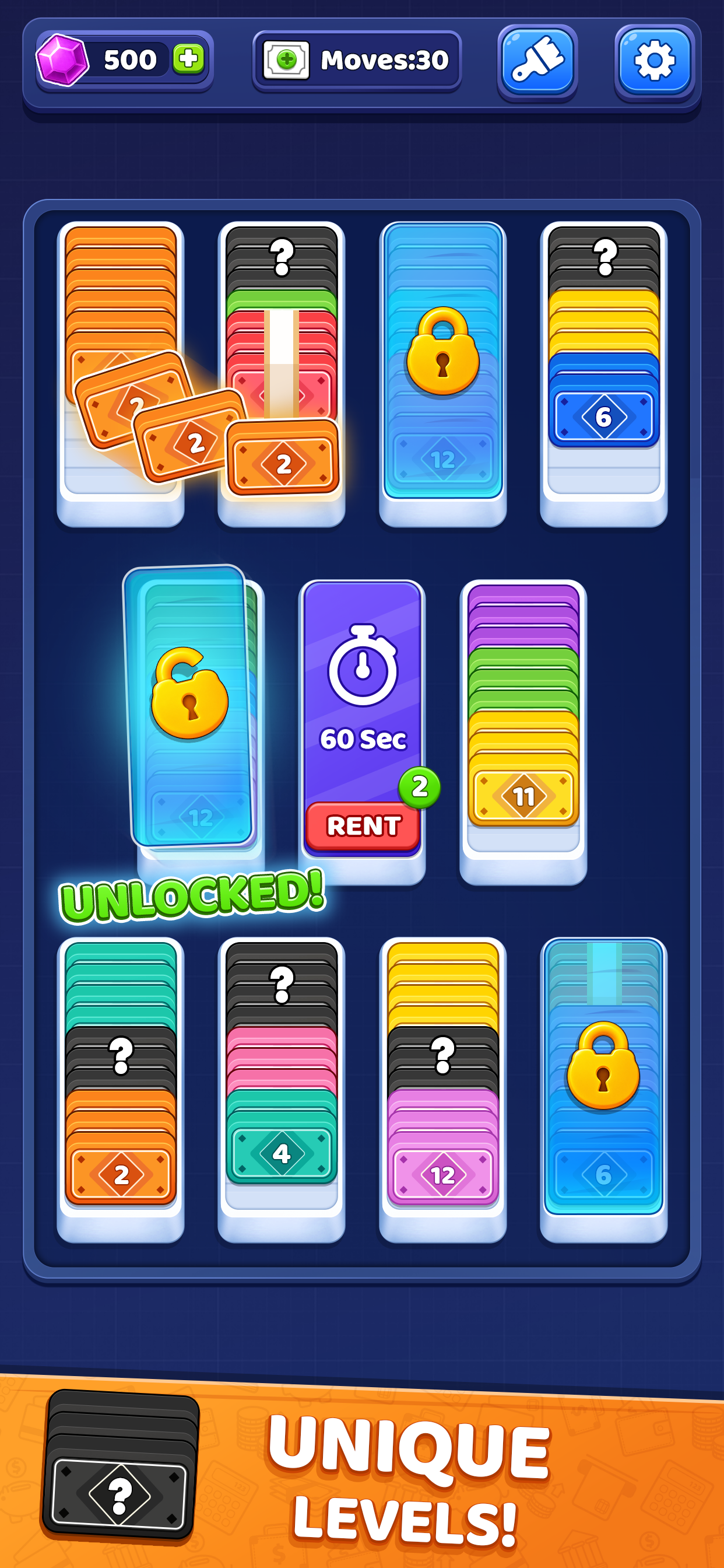 Stack Sort 3D: Merge Game screenshot 2
