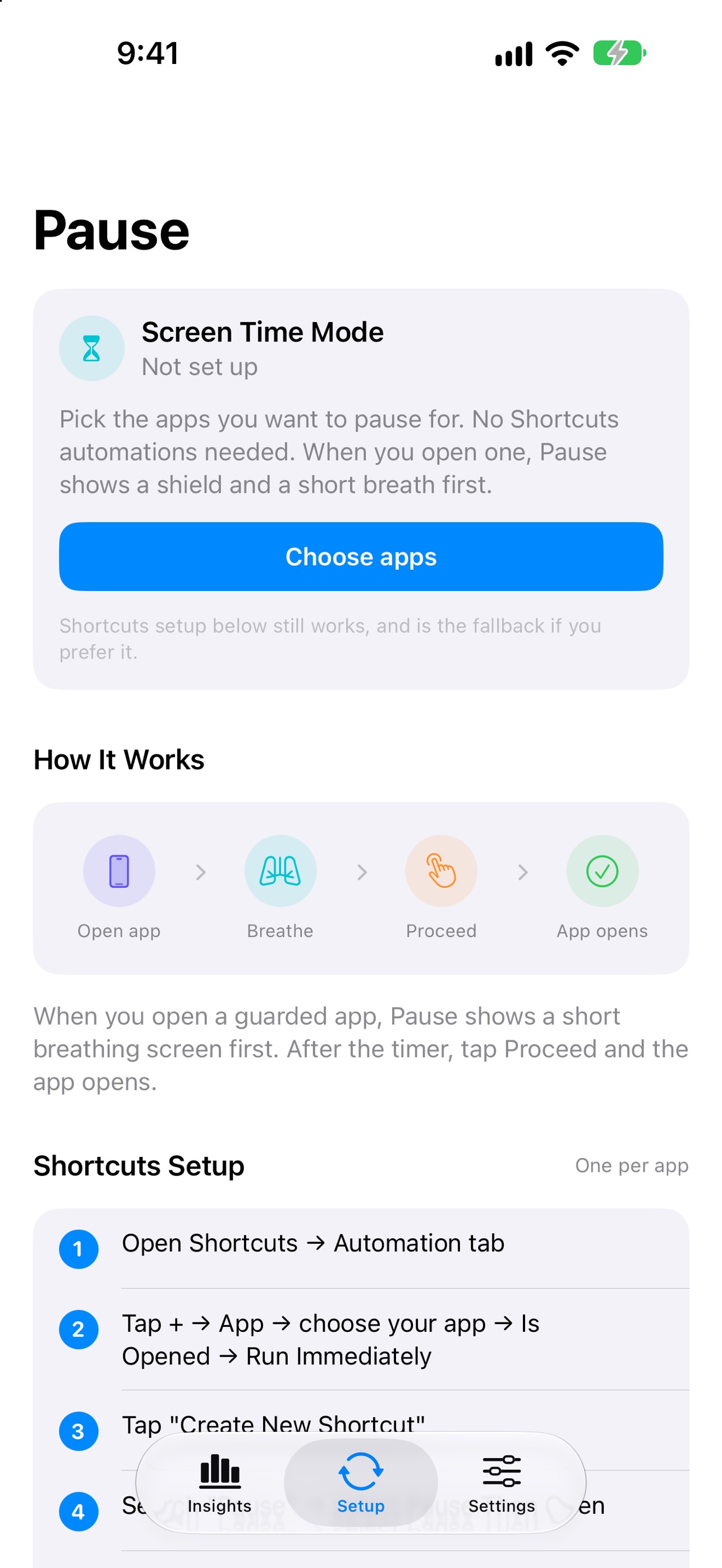 Screenshot 2 of Pause – Mindful Phone Breaks