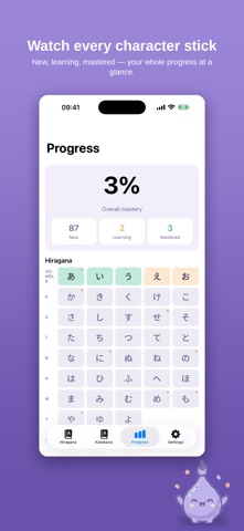 KanaLearn: Learn Japanese Kana screenshot