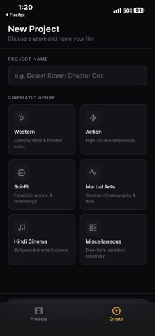 Starlight Movie Creator Pro iPhone screenshot