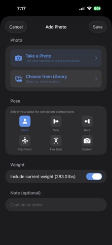 Weight Stats Journey Screenshot 4 of 10