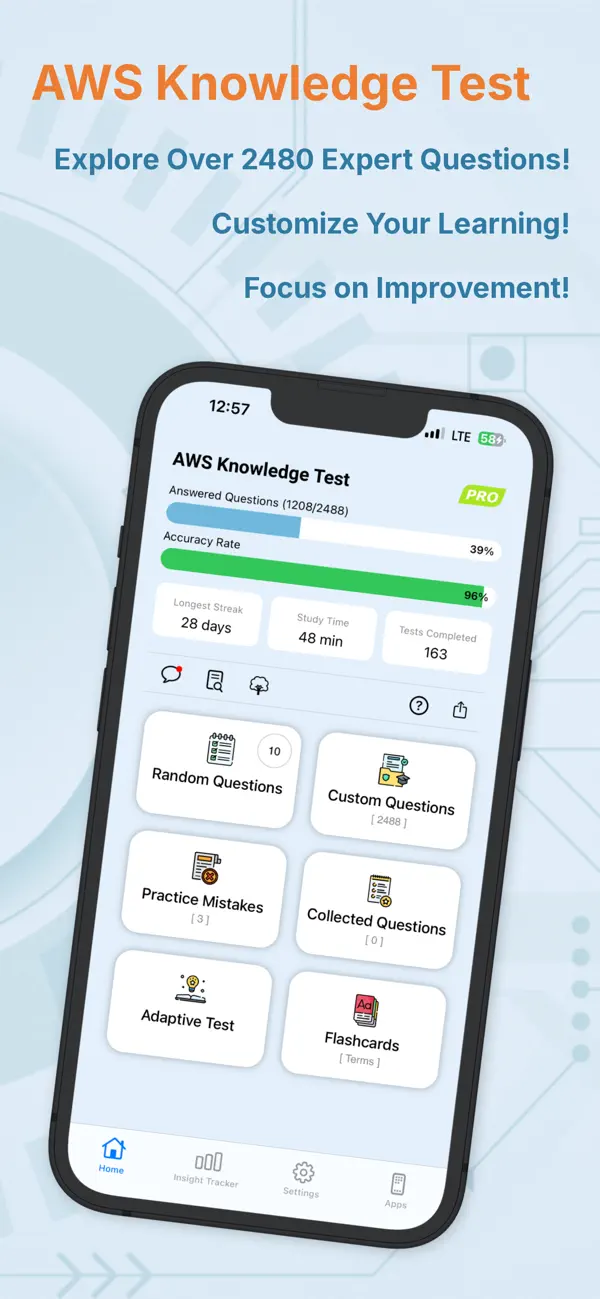 Screenshot #1 pour AWS Knowledge Test