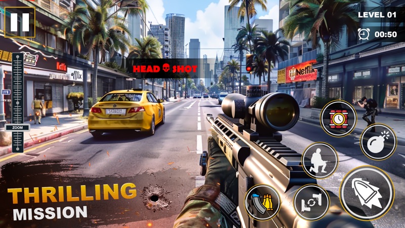 Policía francotirador tirador screenshot 3