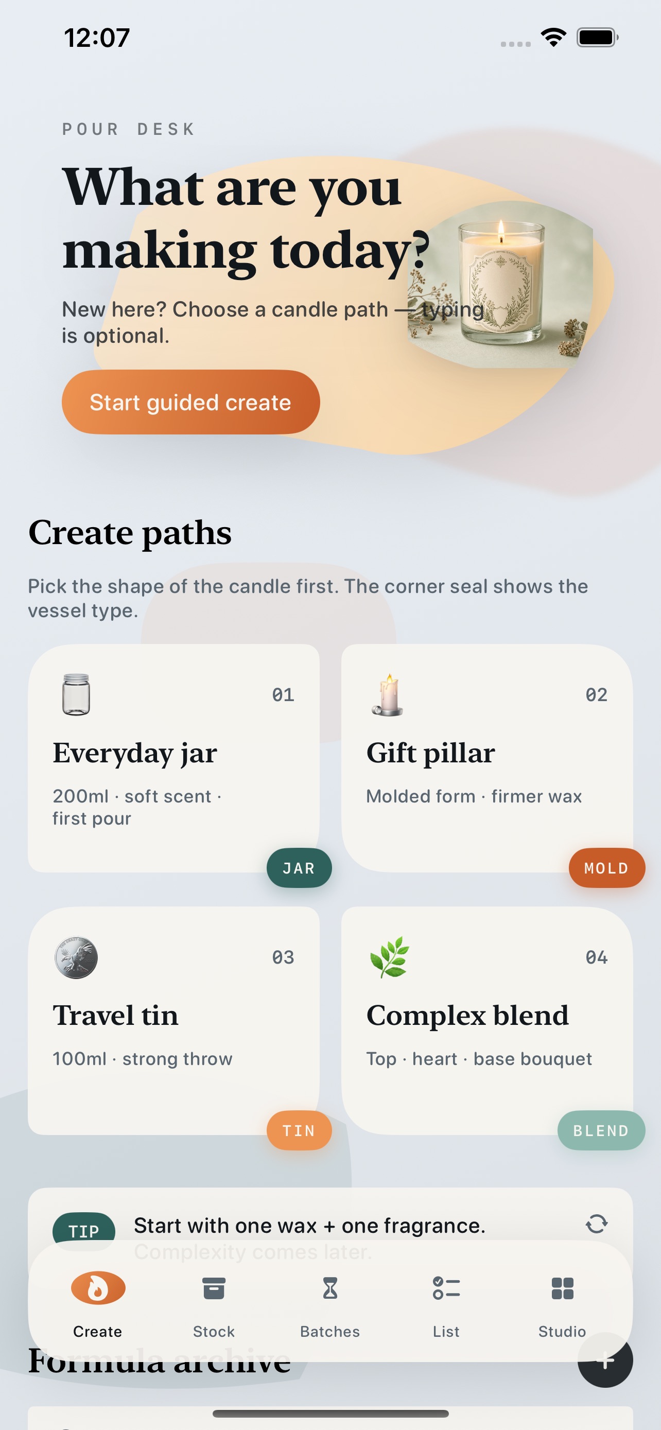 Screenshot 1 of Candle Route: Create Your Own