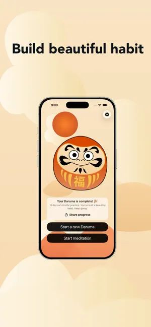 Daruma: Meditation Timer screenshot 4