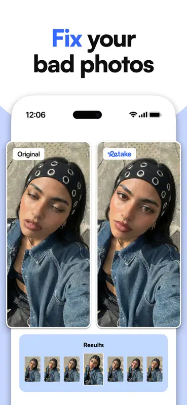 Retake AI Face & Selfie Editor screenshot 4 of 9