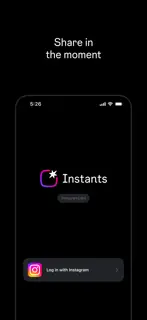 Instants, an Instagram app screenshot 1