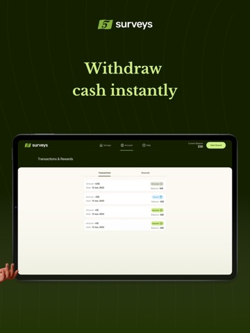 Five Surveys - Earn Money Fast iPad screenshot