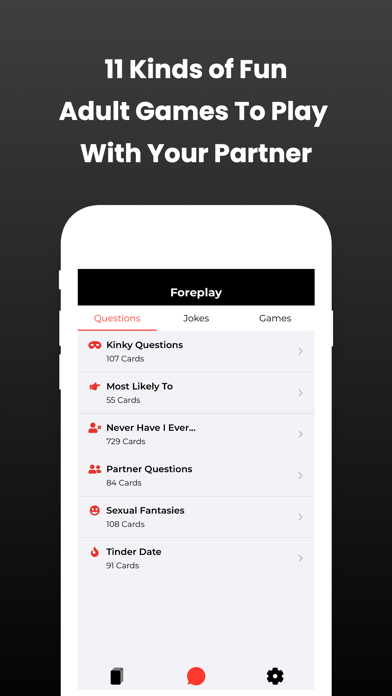 Yolo! - Adult Questions App Screenshot