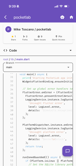 PocketLab for GitLab Screenshot 5 of 9